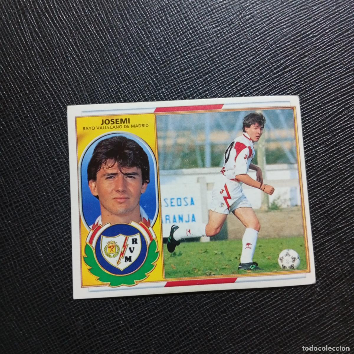 Cromos de f&uacute;tbol: JOSEMI RAYO VALLECANO ESTE 96 97 CROMO FUTBOL 1996 1997 LIGA - SIN PEGAR - A88 PG65 BAJA