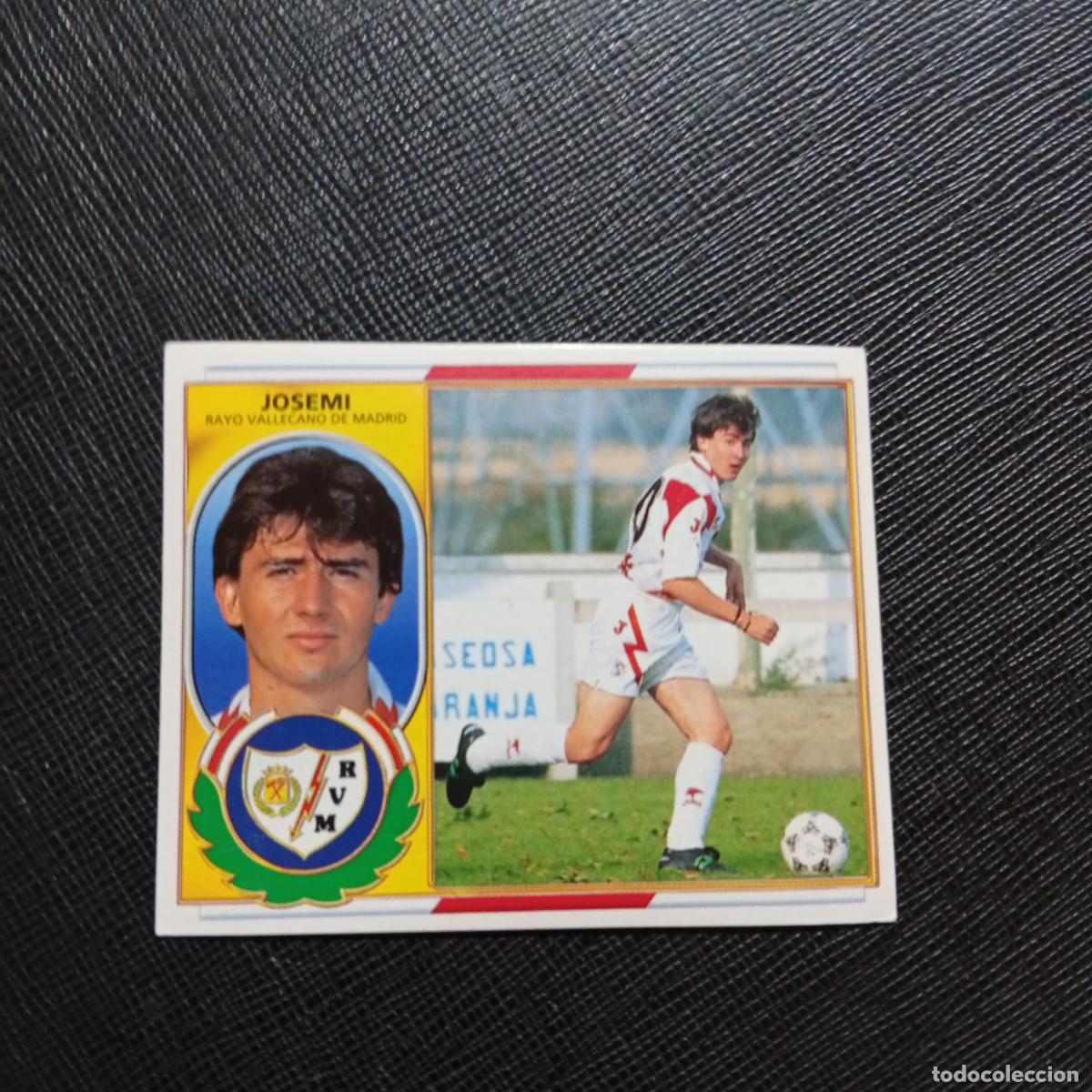 Cromos de f&uacute;tbol: JOSEMI RAYO VALLECANO ESTE 96 97 CROMO FUTBOL 1996 1997 LIGA - SIN PEGAR - A88 PG62 BAJA