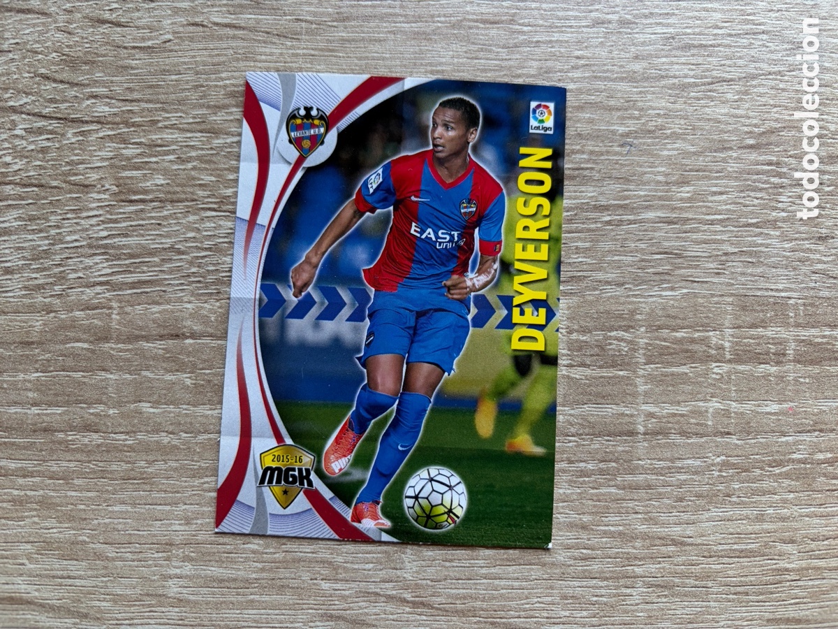 Cromos de f&uacute;tbol: 314 DEYVERSON MEGACRACKS MGK 2015 2016 15 16 UD LEVANTE