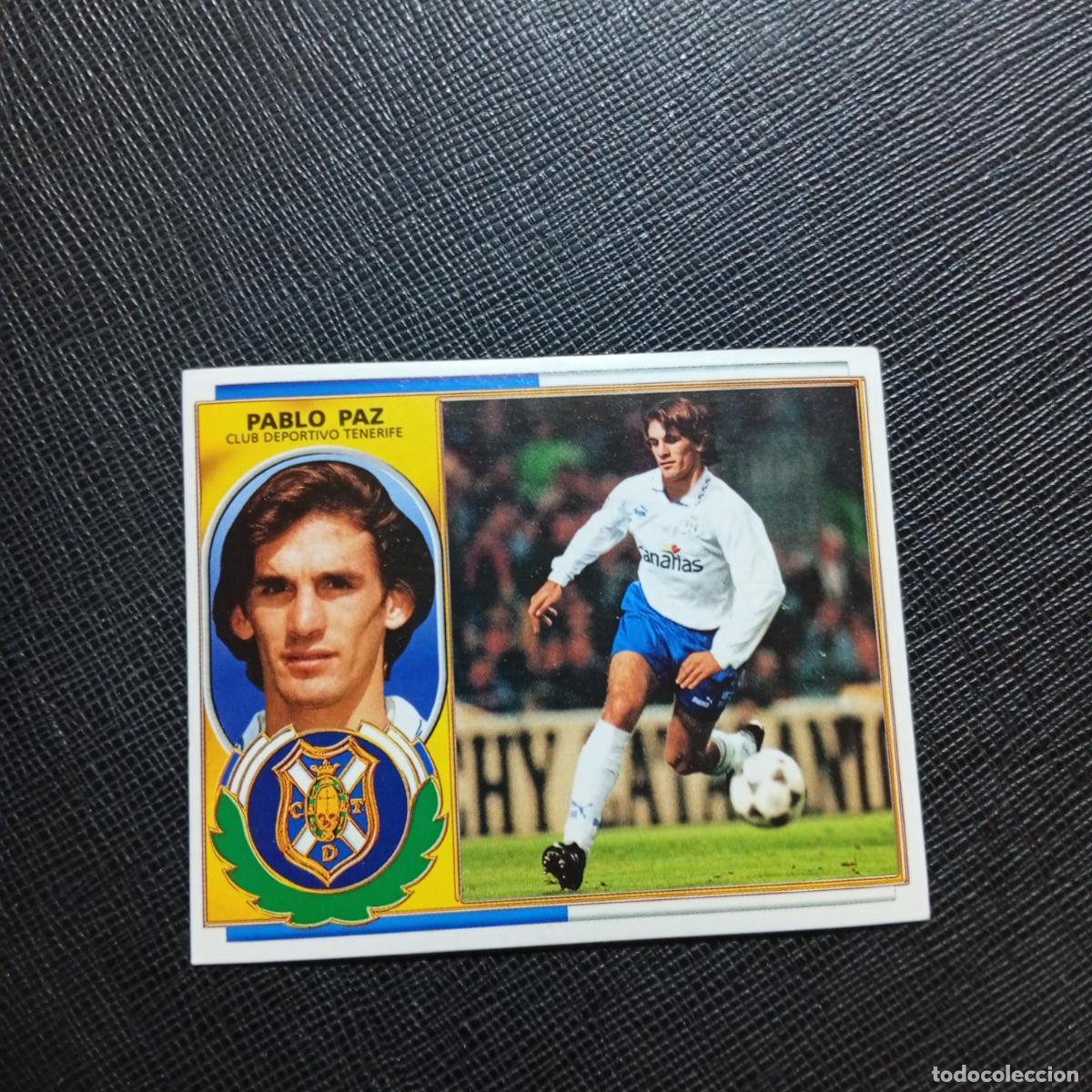 Cromos de f&uacute;tbol: PABLO PAZ TENERIFE ESTE 96 97 CROMO FUTBOL 1996 1997 LIGA - SIN PEGAR - A88 PG72