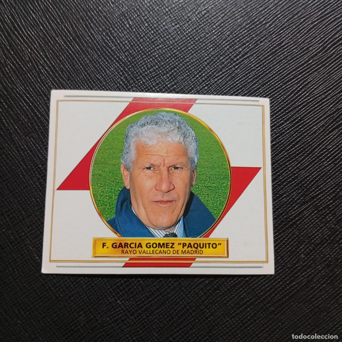 Cromos de f&uacute;tbol: PAQUITO RAYO VALLECANO ESTE 96 97 CROMO FUTBOL 1996 1997 LIGA - SIN PEGAR - A88 PG72