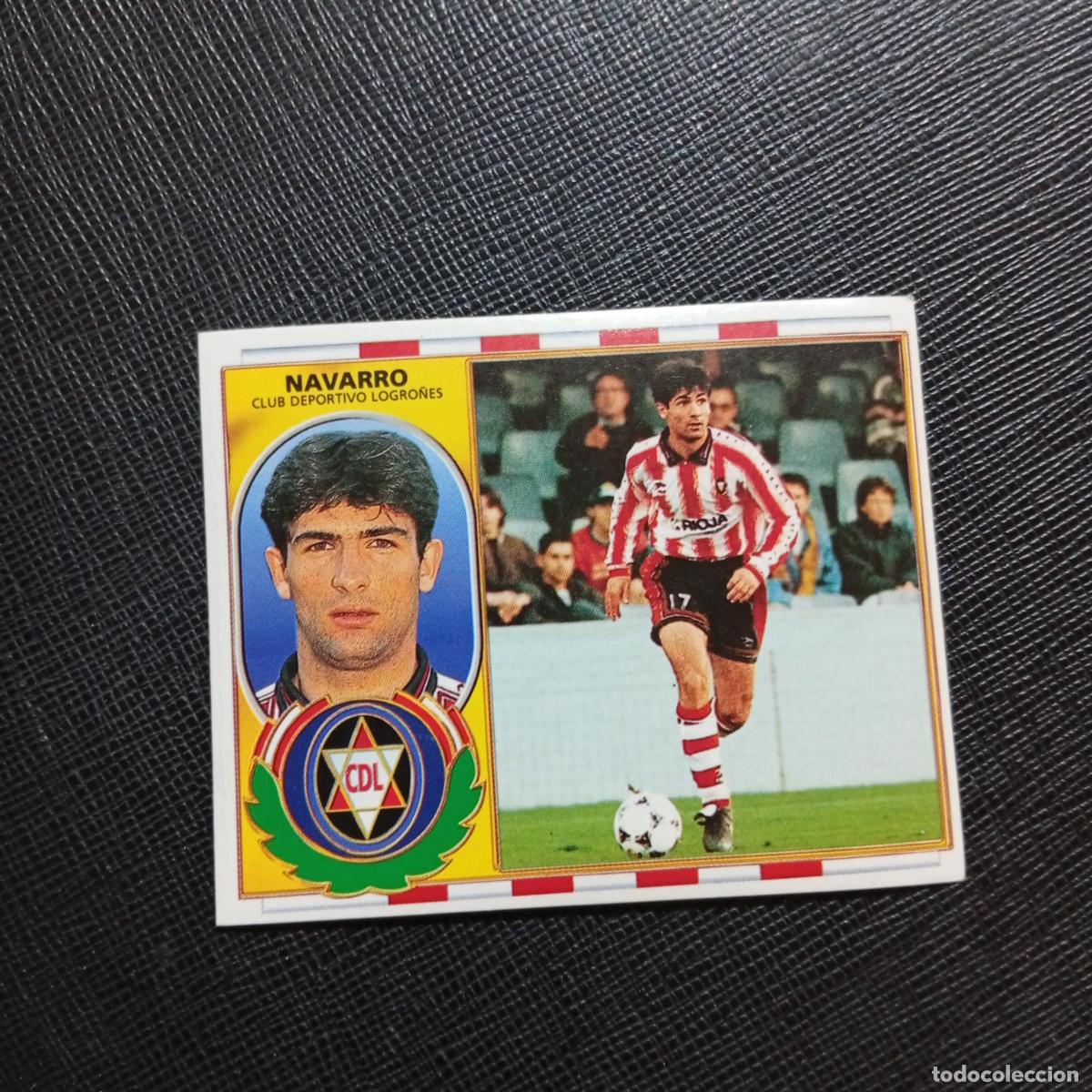 Cromos de f&uacute;tbol: NAVARRO LOGRO&Ntilde;ES ESTE 96 97 CROMO FUTBOL 1996 1997 LIGA - SIN PEGAR - A88 PG73