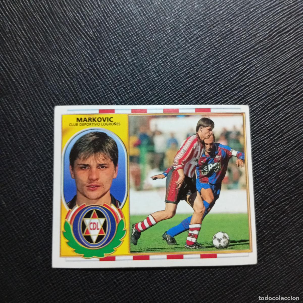 Cromos de f&uacute;tbol: MARKOVIC LOGRO&Ntilde;ES ESTE 96 97 CROMO FUTBOL 1996 1997 LIGA - SIN PEGAR - A88 PG73