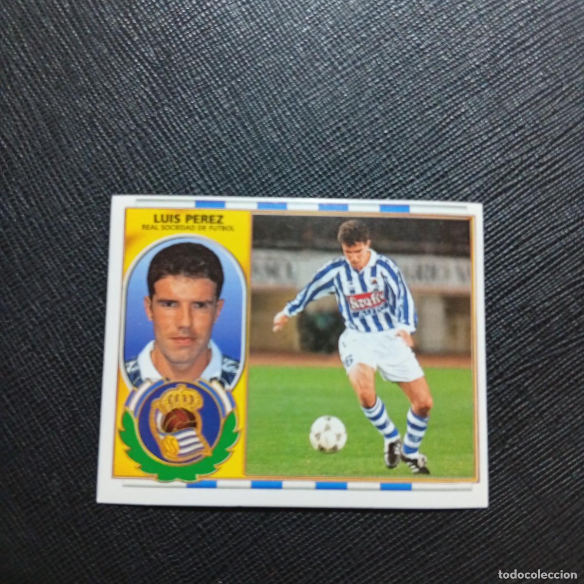 Cartes &agrave; collectionner de Football: LUIS PEREZ REAL SOCIEDAD ESTE 96 97 CROMO FUTBOL 1996 1997 LIGA - SIN PEGAR - A88 PG74