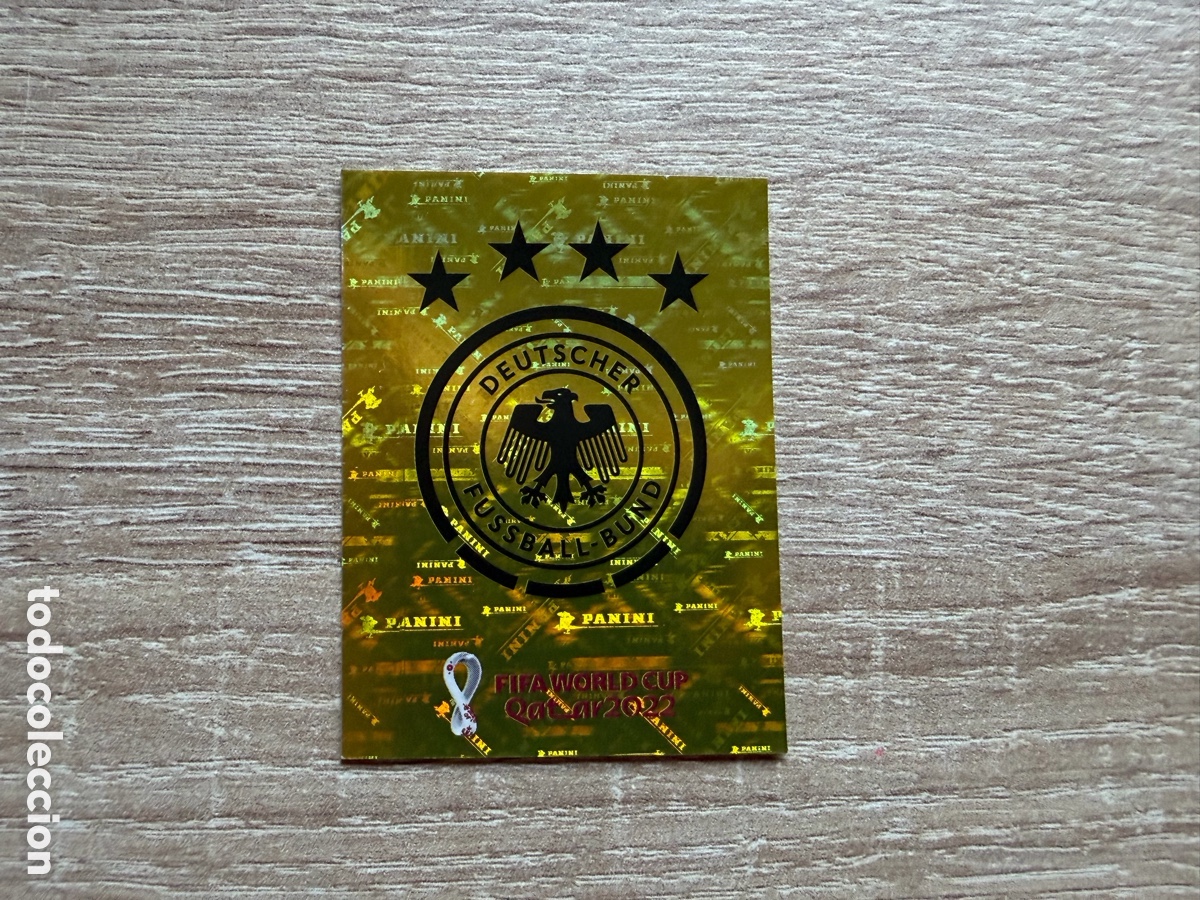 Cartes &agrave; collectionner de Football: ESCUDO ALEMANIA CROMO PANINI FIFA WORLD CUP QATAR 2022