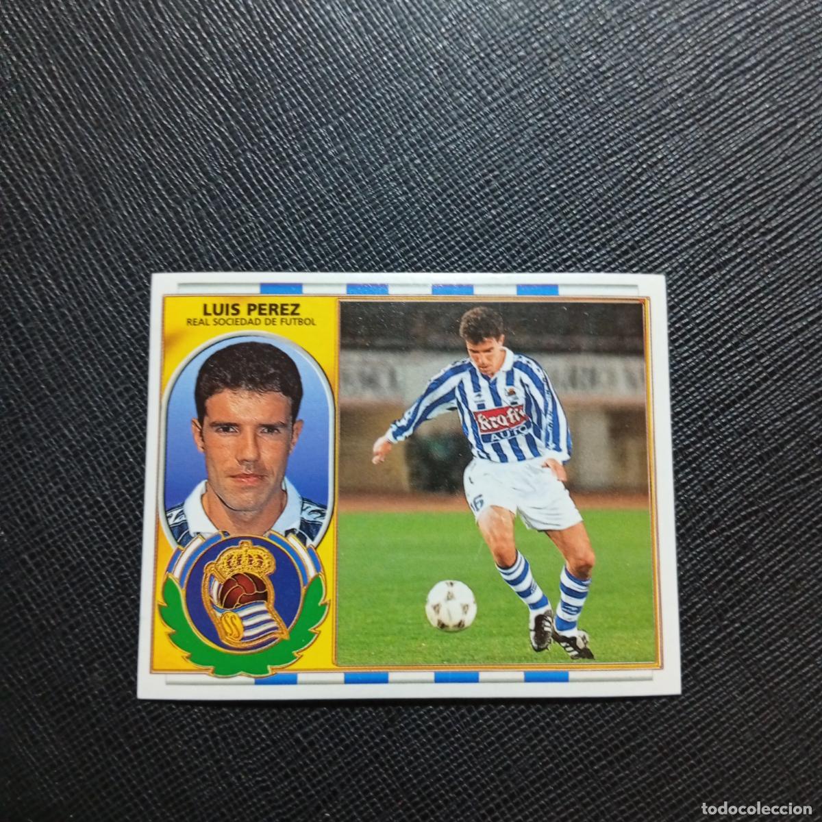 Cartes &agrave; collectionner de Football: LUIS PEREZ REAL SOCIEDAD ESTE 96 97 CROMO FUTBOL 1996 1997 LIGA - SIN PEGAR - A88 PG74 B