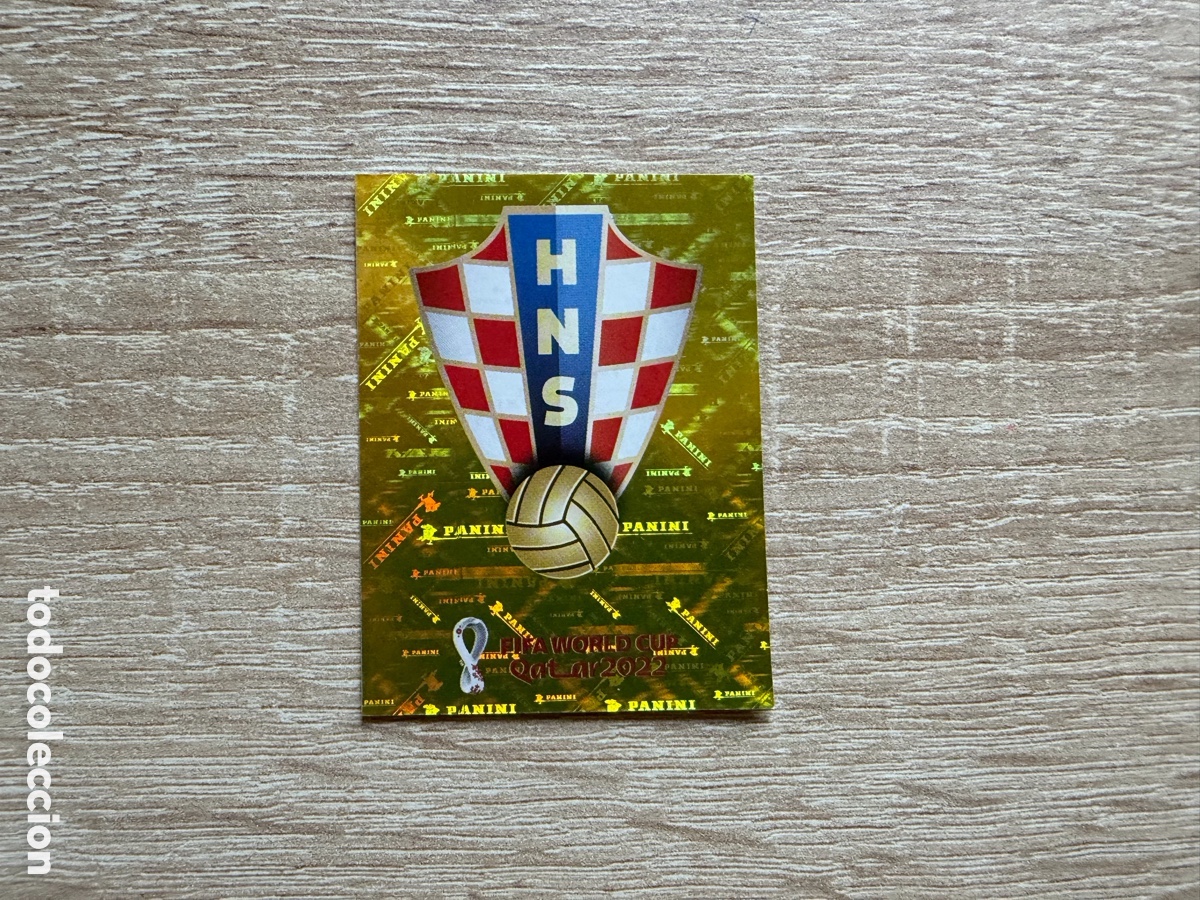 Cartes &agrave; collectionner de Football: ESCUDO CROACIA CROMO PANINI FIFA WORLD CUP QATAR 2022