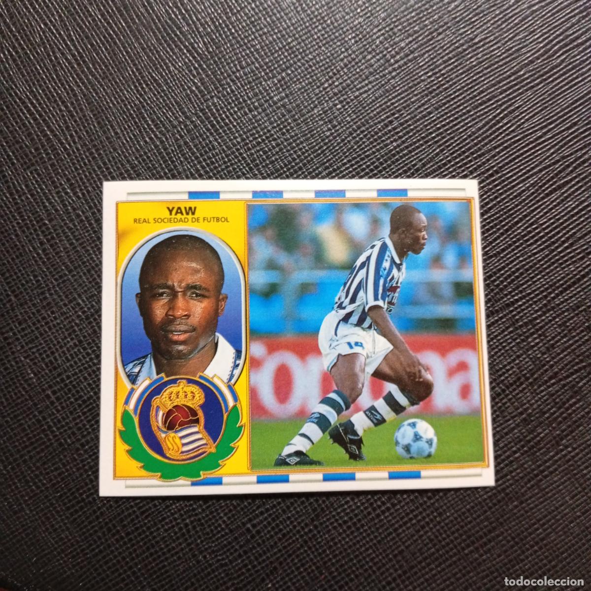 Cartes &agrave; collectionner de Football: YAW REAL SOCIEDAD ESTE 96 97 CROMO FUTBOL 1996 1997 LIGA - SIN PEGAR - A88 PG73