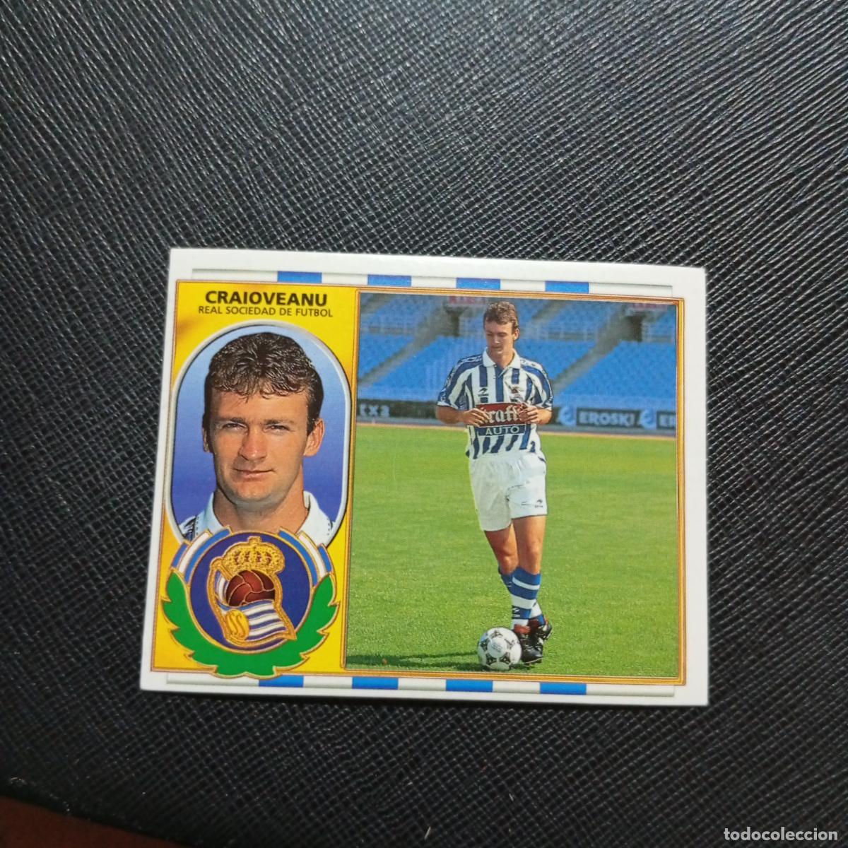 Cartes &agrave; collectionner de Football: CRAIOVEANU REAL SOCIEDAD ESTE 96 97 CROMO FUTBOL 1996 1997 LIGA - SIN PEGAR - A88 PG73
