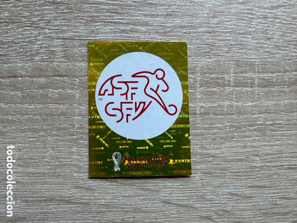 Figurine di Calcio: ESCUDO SUIZA CROMO PANINI FIFA WORLD CUP QATAR 2022