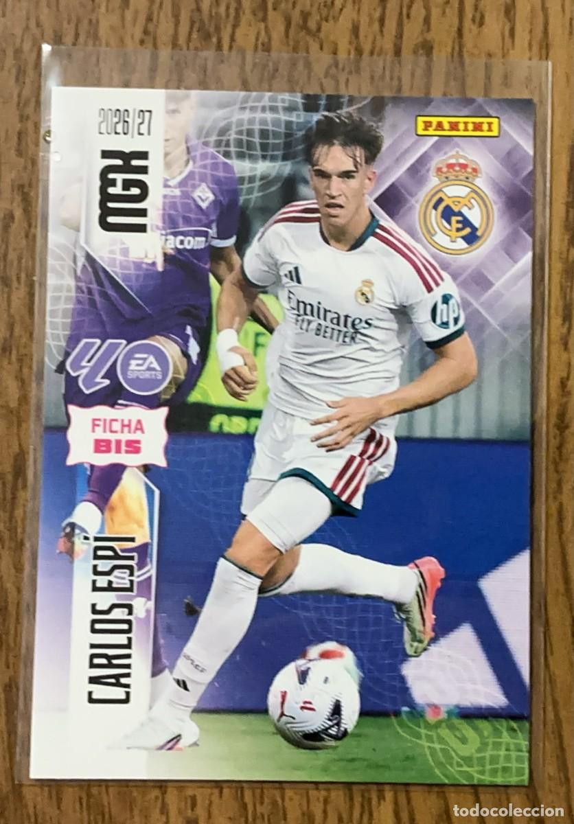 Figurine di Calcio: Carlso Espi #233 Ficha Bis Real Madrid - Megacracks 2026/27 (2&ordf; Edici&oacute;n)