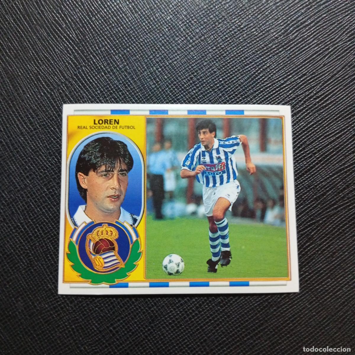 Cromos de f&uacute;tbol: LOREN REAL SOCIEDAD ESTE 96 97 CROMO FUTBOL 1996 1997 LIGA - SIN PEGAR - A88 PG73