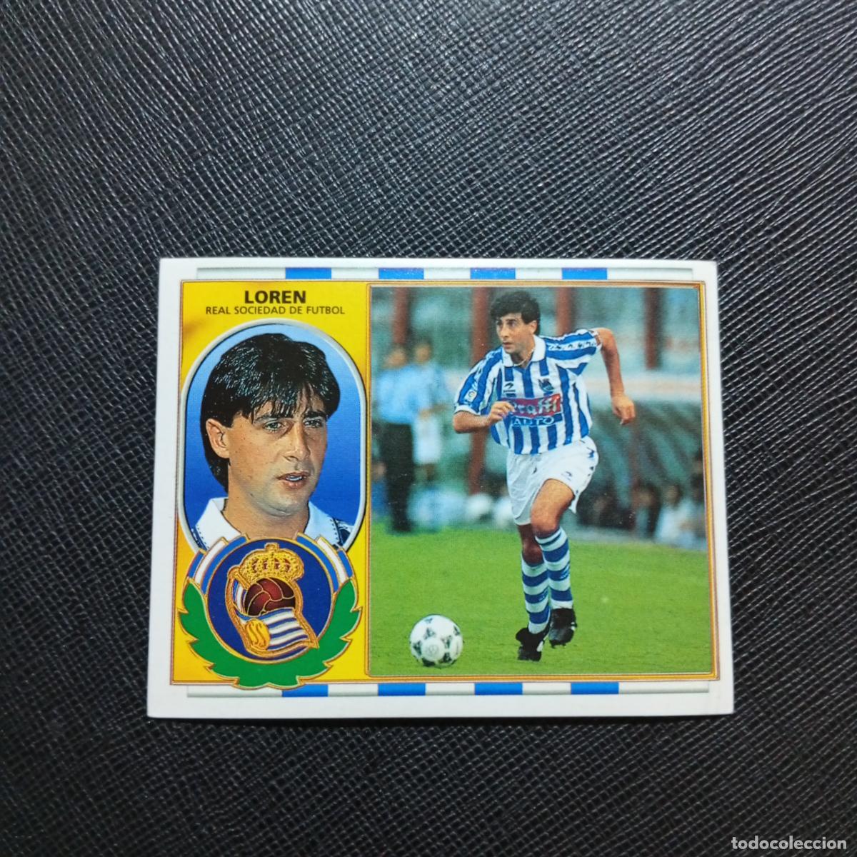 Cromos de f&uacute;tbol: LOREN REAL SOCIEDAD ESTE 96 97 CROMO FUTBOL 1996 1997 LIGA - SIN PEGAR - A88 PG74