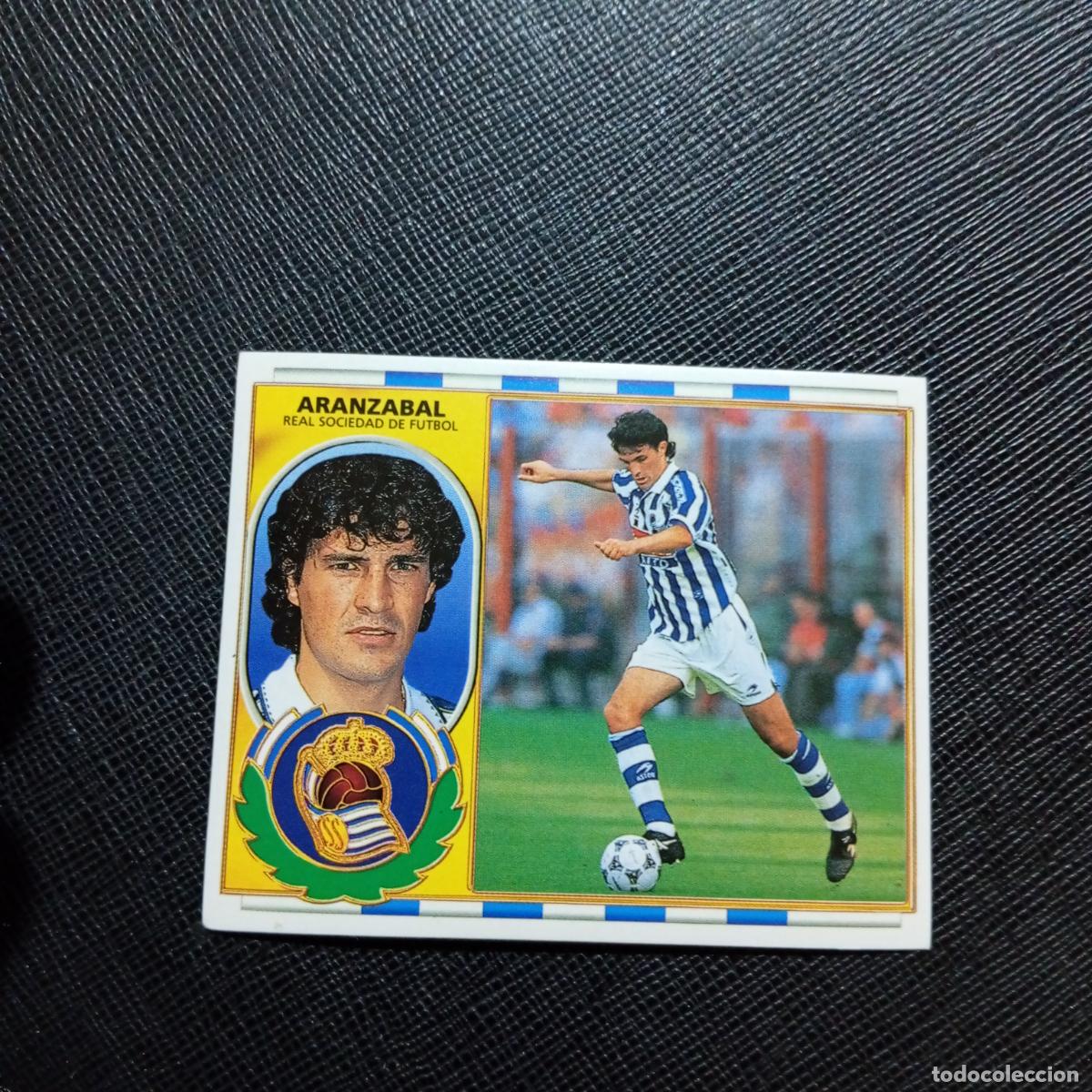 Cromos de f&uacute;tbol: ARANZABAL REAL SOCIEDAD ESTE 96 97 CROMO FUTBOL 1996 1997 LIGA - SIN PEGAR - A88 PG74