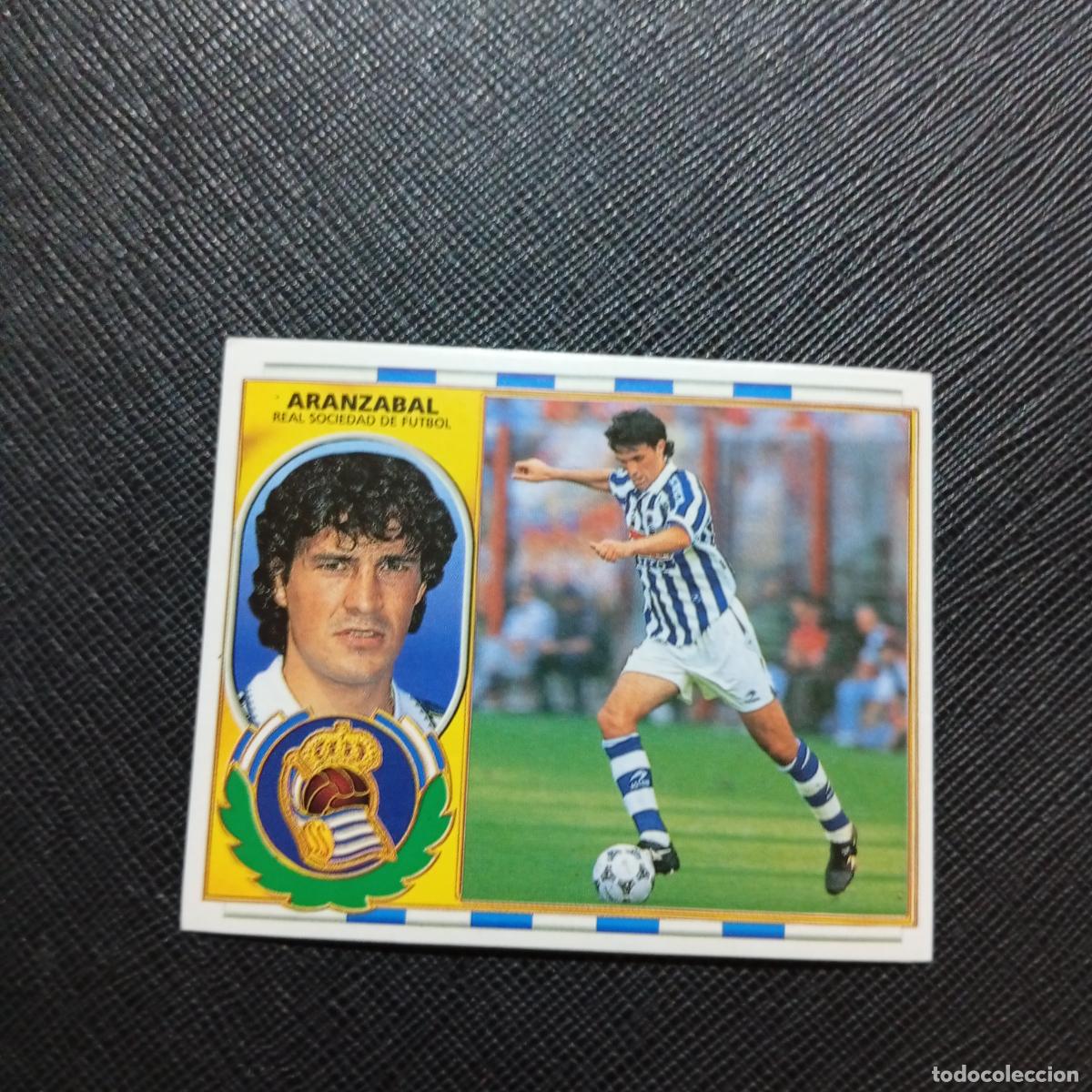 Cromos de f&uacute;tbol: ARANZABAL REAL SOCIEDAD ESTE 96 97 CROMO FUTBOL 1996 1997 LIGA - SIN PEGAR - A88 PG74
