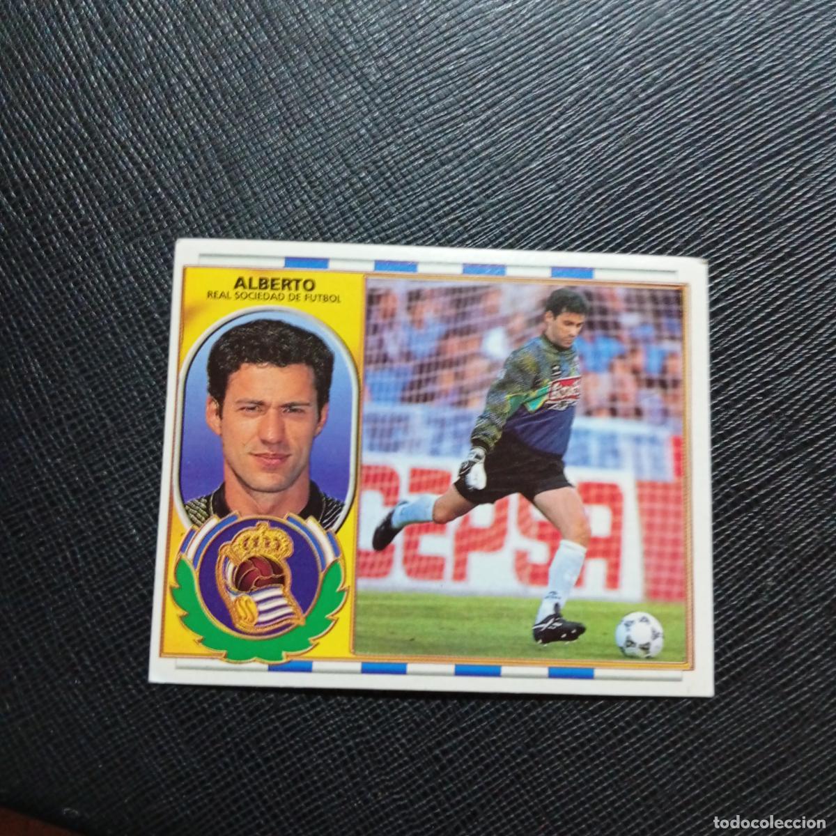 Cromos de f&uacute;tbol: ALBERTO REAL SOCIEDAD ESTE 96 97 CROMO FUTBOL 1996 1997 LIGA - SIN PEGAR - A88 PG74