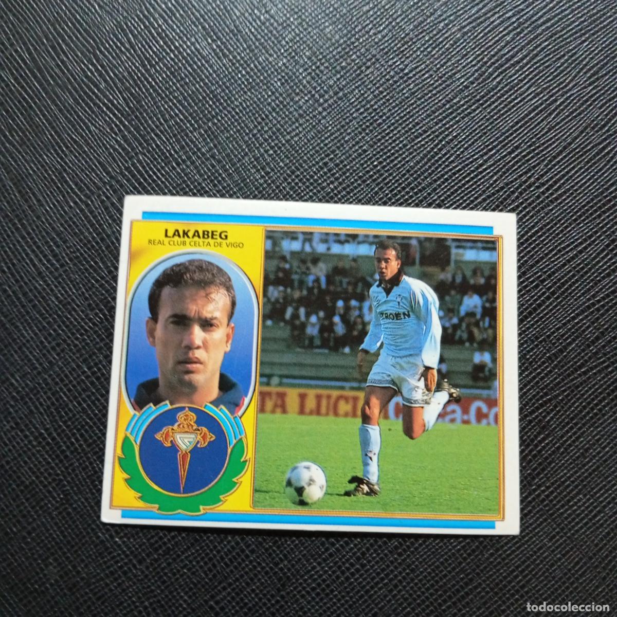 Cromos de f&uacute;tbol: LAKABEG CELTA ESTE 96 97 CROMO FUTBOL 1996 1997 LIGA - SIN PEGAR - A88 PG74