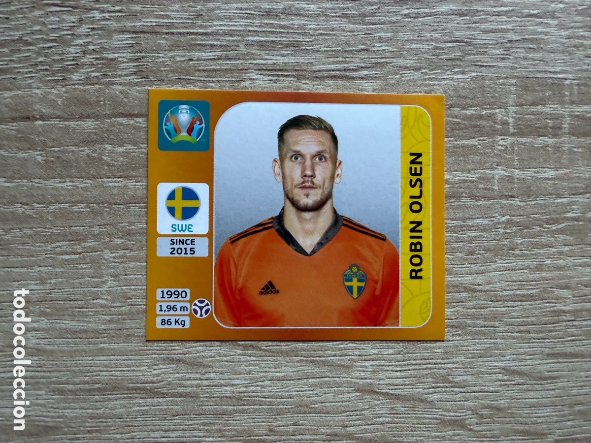 Football Stickers: ROBIN OLSEN PANINI EURO 2020 SUECIA
