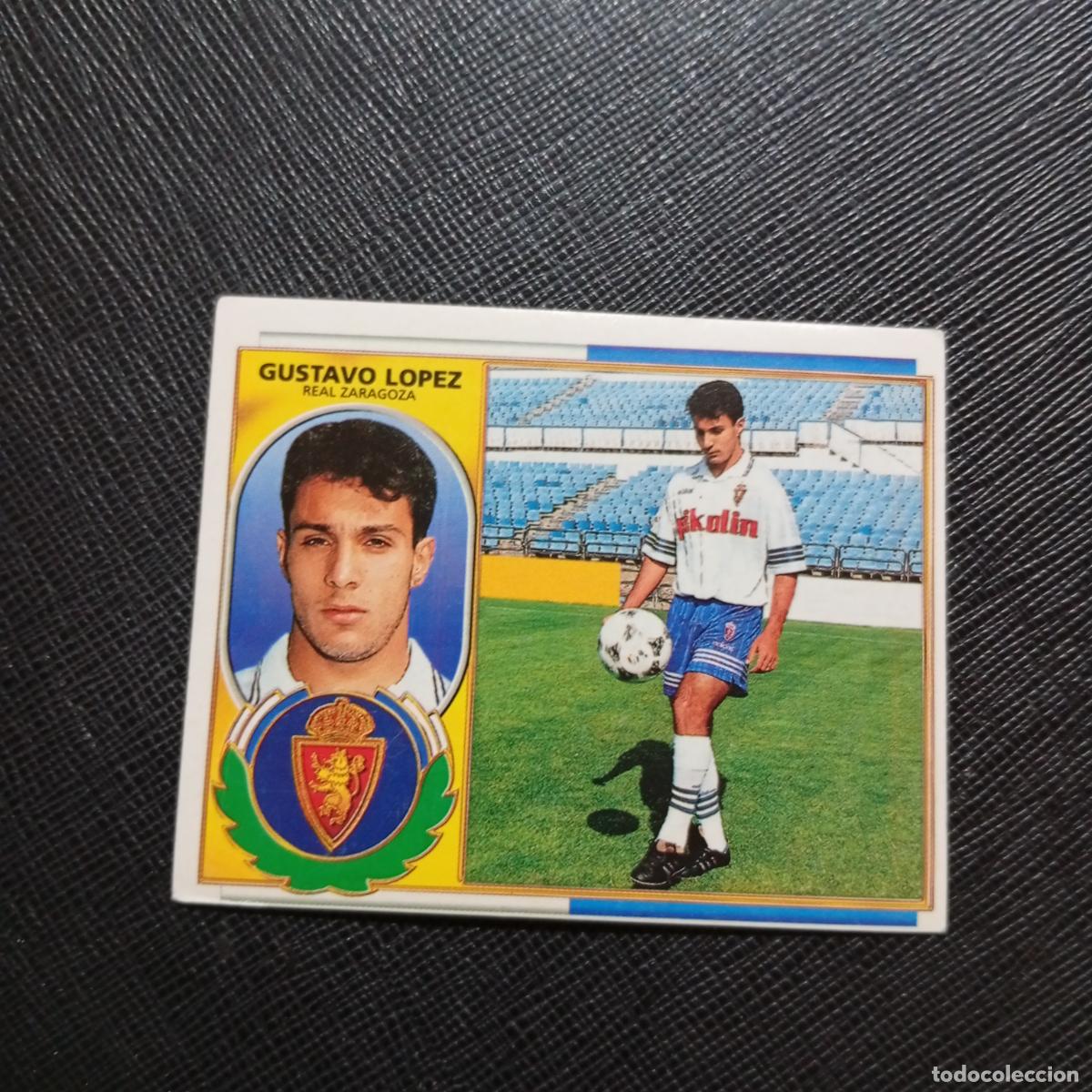 Cromos de f&uacute;tbol: GUSTAVO LOPEZ ZARAGOZA ESTE 96 97 CROMO FUTBOL 1996 1997 LIGA - SIN PEGAR - A203 PG19