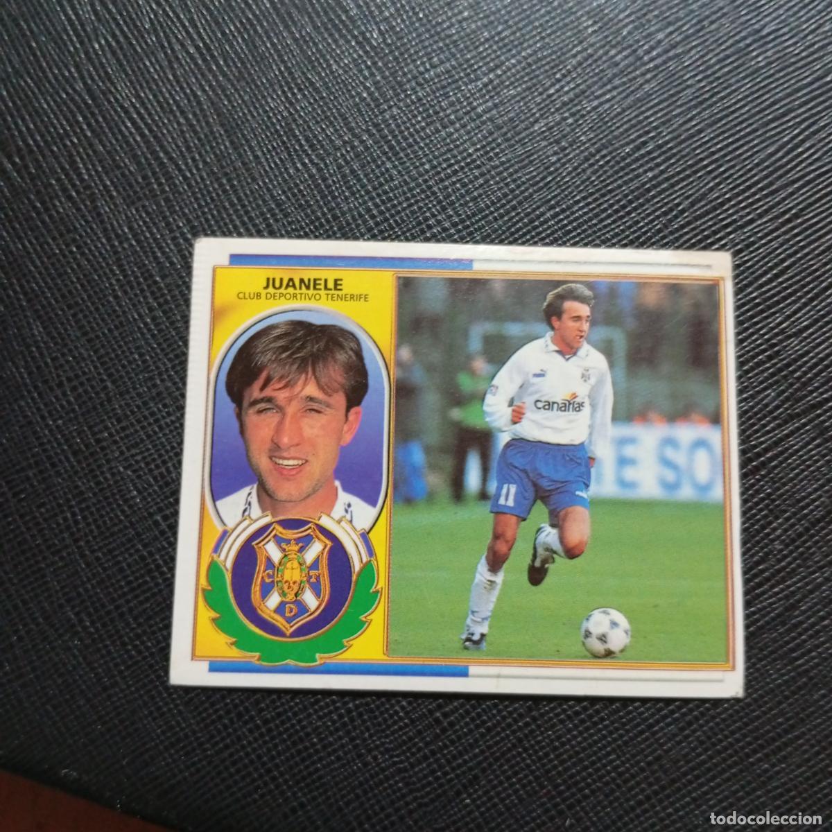 Cromos de f&uacute;tbol: JUANELE TENERIFE ESTE 96 97 CROMO FUTBOL 1996 1997 LIGA - SIN PEGAR - A203 PG28