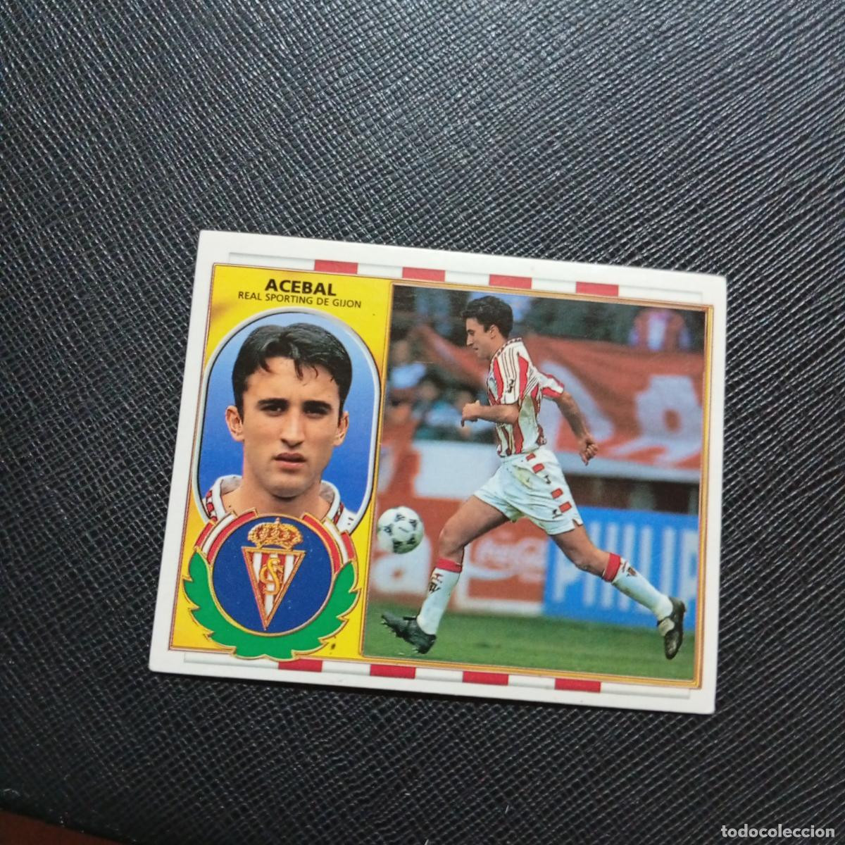 Cromos de f&uacute;tbol: ACEBAL SPORTING GIJON ESTE 96 97 CROMO FUTBOL 1996 1997 LIGA - SIN PEGAR - A203 PG28