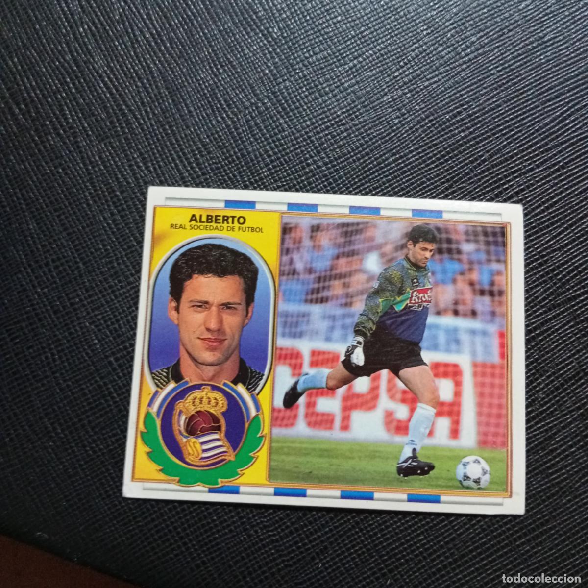 Cromos de f&uacute;tbol: ALBERTO REAL SOCIEDAD ESTE 96 97 CROMO FUTBOL 1996 1997 LIGA - SIN PEGAR - A203 PG37