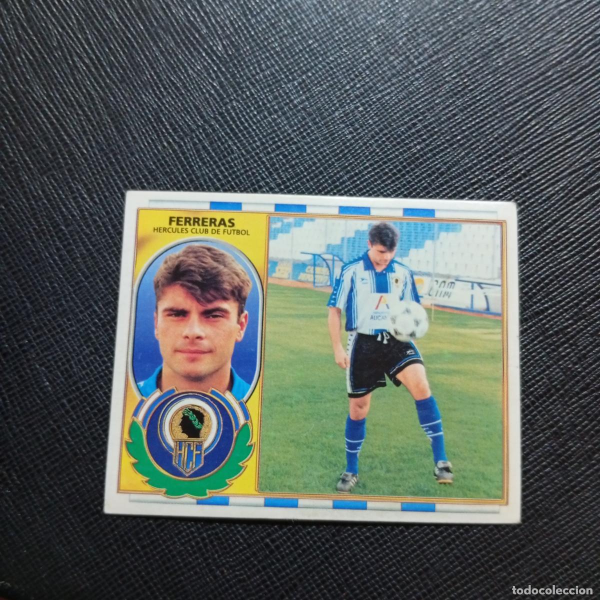 Cromos de f&uacute;tbol: FERRERAS HERCULES ESTE 96 97 CROMO FUTBOL 1996 1997 LIGA - SIN PEGAR - A203 PG37