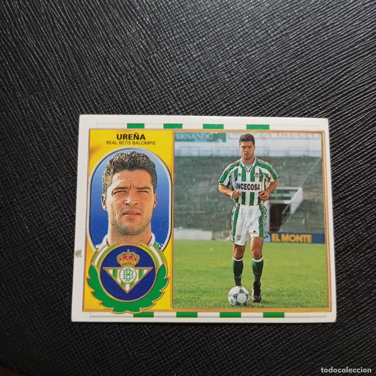 Cromos de f&uacute;tbol: URE&Ntilde;A REAL BETIS ESTE 96 97 CROMO FUTBOL 1996 1997 LIGA - SIN PEGAR - A203 PG37