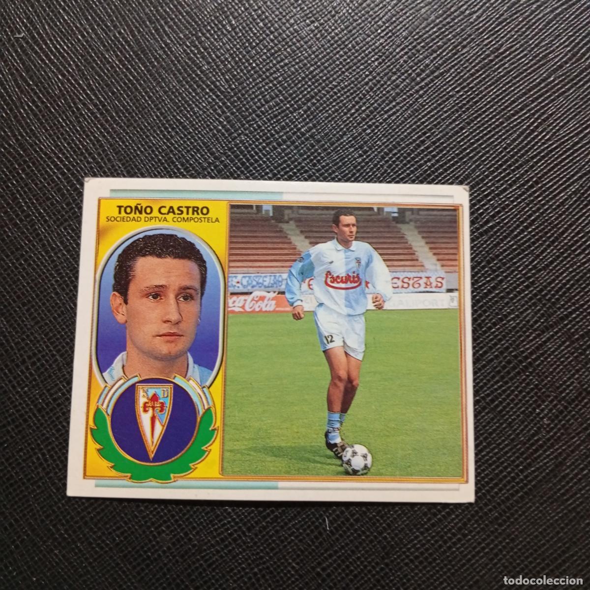Cromos de f&uacute;tbol: TO&Ntilde;O CASTRO COMPOSTELA ESTE 96 97 CROMO FUTBOL 1996 1997 LIGA - SIN PEGAR - A203 PG37