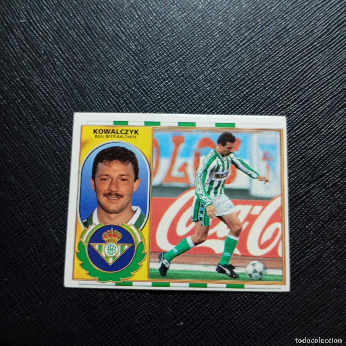 Cromos de f&uacute;tbol: KOWALCZYK REAL BETIS ESTE 96 97 CROMO FUTBOL 1996 1997 LIGA - SIN PEGAR - A203 PG55