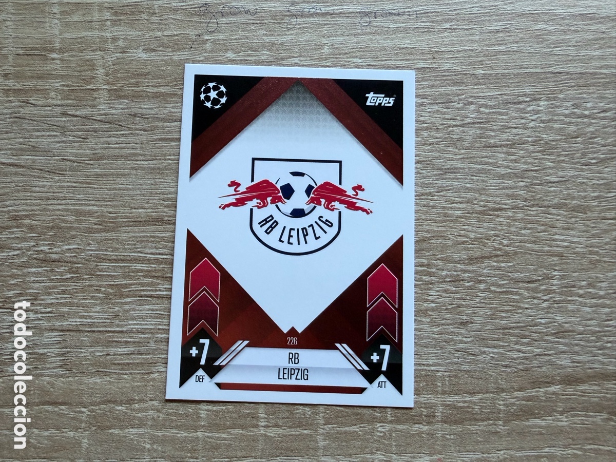 Cromos de f&uacute;tbol: 226 RB LEIPZIG ESCUDO TOPPS MATCH ATTAX 2024 2025 24 25 CHAMPIONS LEAGUE