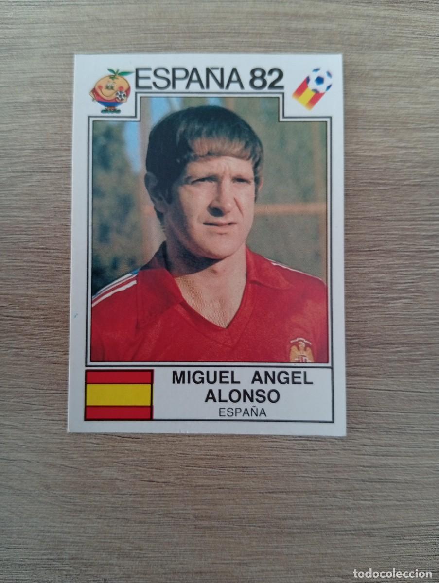Cromos de f&uacute;tbol: MIGUEL ANGEL ALONSO 301 ESPA&Ntilde;A MUNDIAL ESPA&Ntilde;A 1982 82 MUNDIAL PANINI NUNCA PEGADO SIN PEGAR