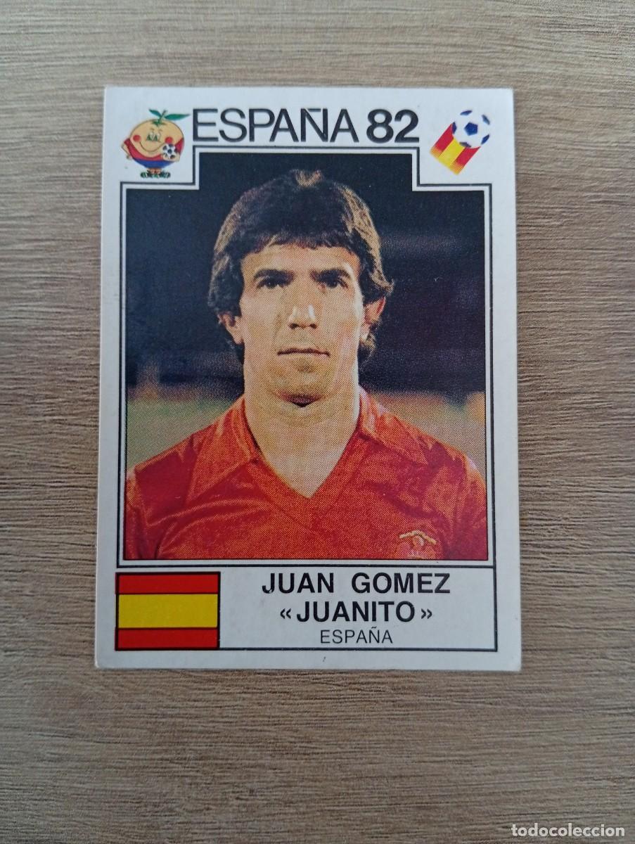 Cromos de f&uacute;tbol: JUAN GOMEZ JUANITO 305 ESPA&Ntilde;A MUNDIAL ESPA&Ntilde;A 1982 82 MUNDIAL PANINI NUNCA PEGADO SIN PEGAR