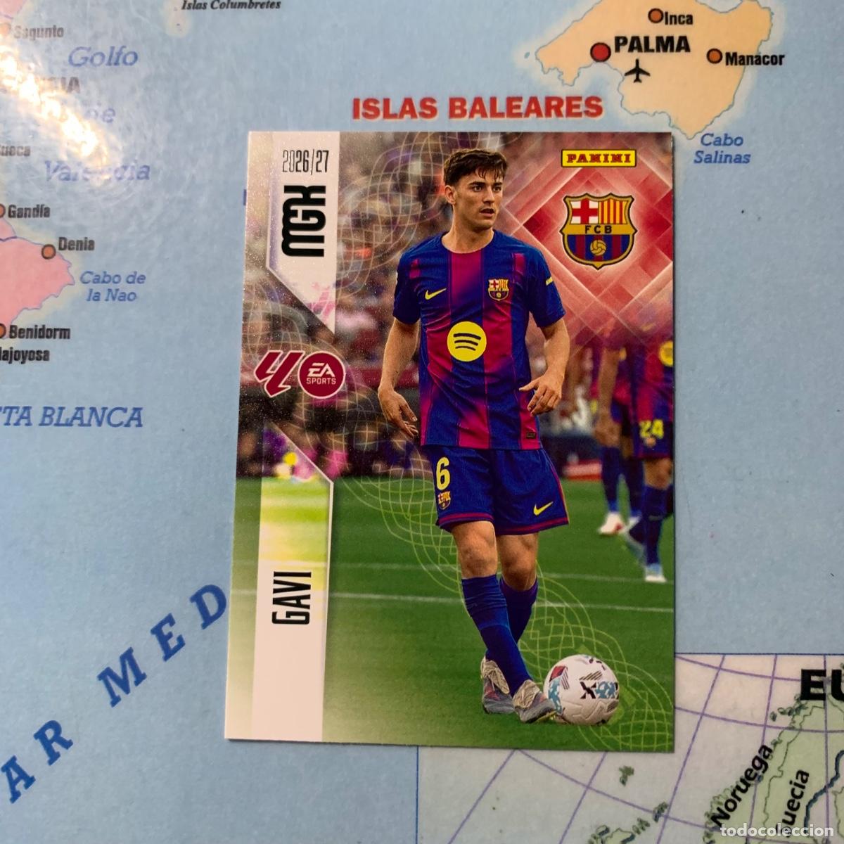 Cromos de f&uacute;tbol: Gavi n&uacute;mero 84 del Barcelona megacracks 26-27 2026-2027