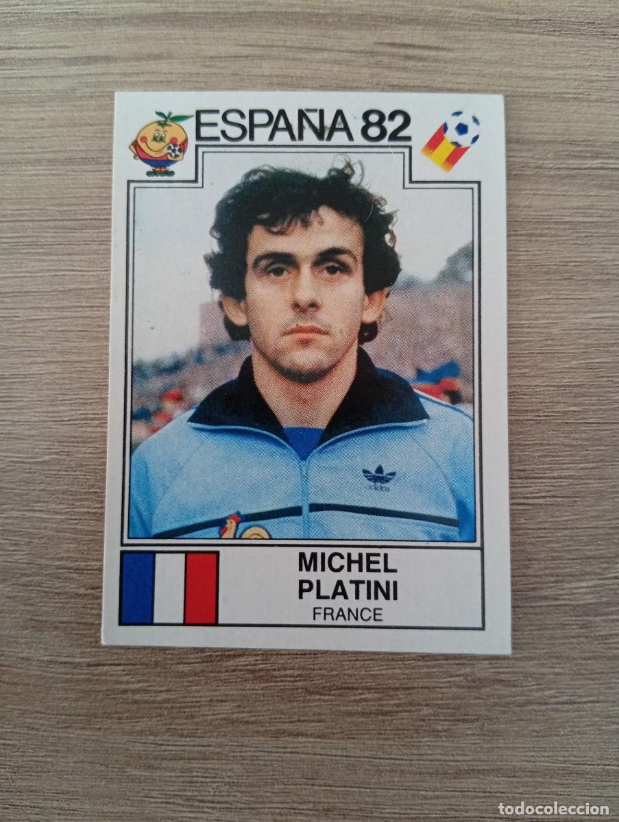 Cromos de f&uacute;tbol: MICHEL PLATINI 286 FRANCIA MUNDIAL ESPA&Ntilde;A 1982 82 MUNDIAL PANINI NUNCA PEGADO SIN PEGAR