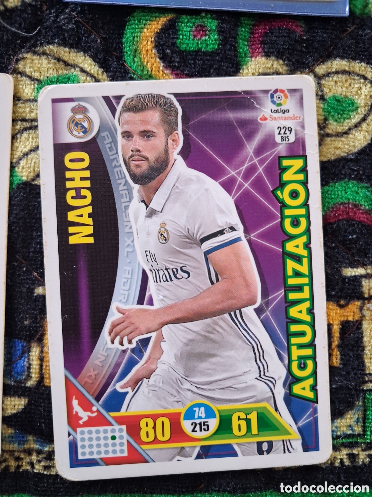 Football Stickers: #229BIS 229 BIS NACHO REAL MADRID ADRENALYN XL 2016-2017 PANINI 16 17