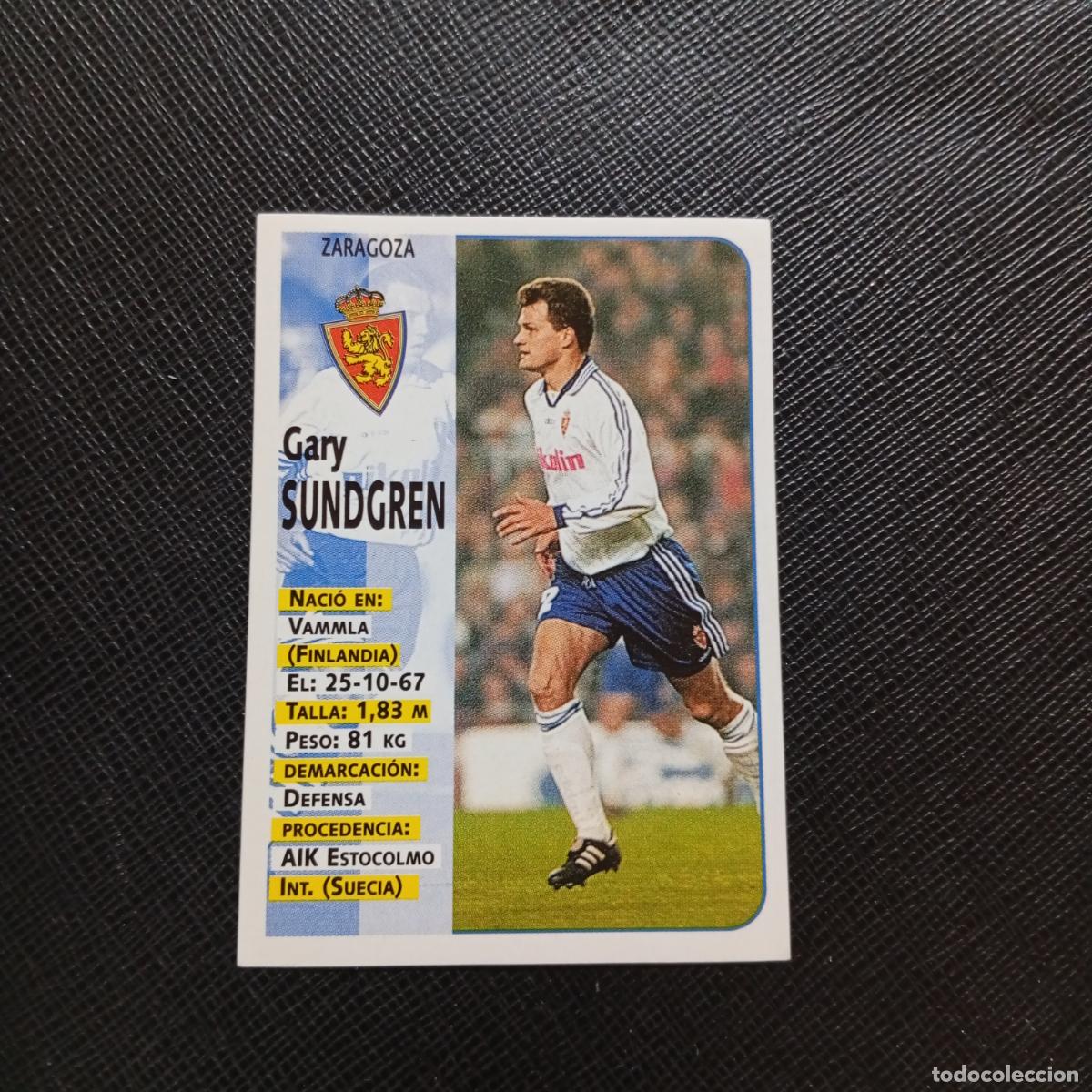 Football Stickers: 242 SUNDGREN ZARAGOZA PANINI 98 99 CROMO FUTBOL LIGA 1998 1999 - SIN PEGAR - A203 PG109