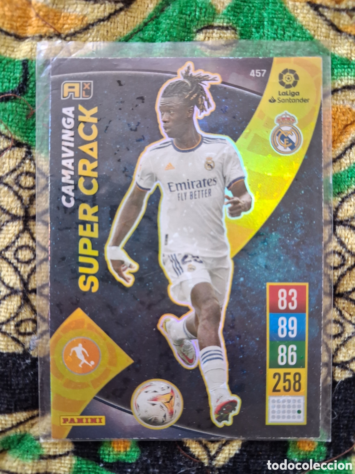 Figurine di Calcio: L1 CAMAVINGA REAL MADRID 457 SUPER CRACK PANINI ADRENALYN XL 2021 2022 21 22