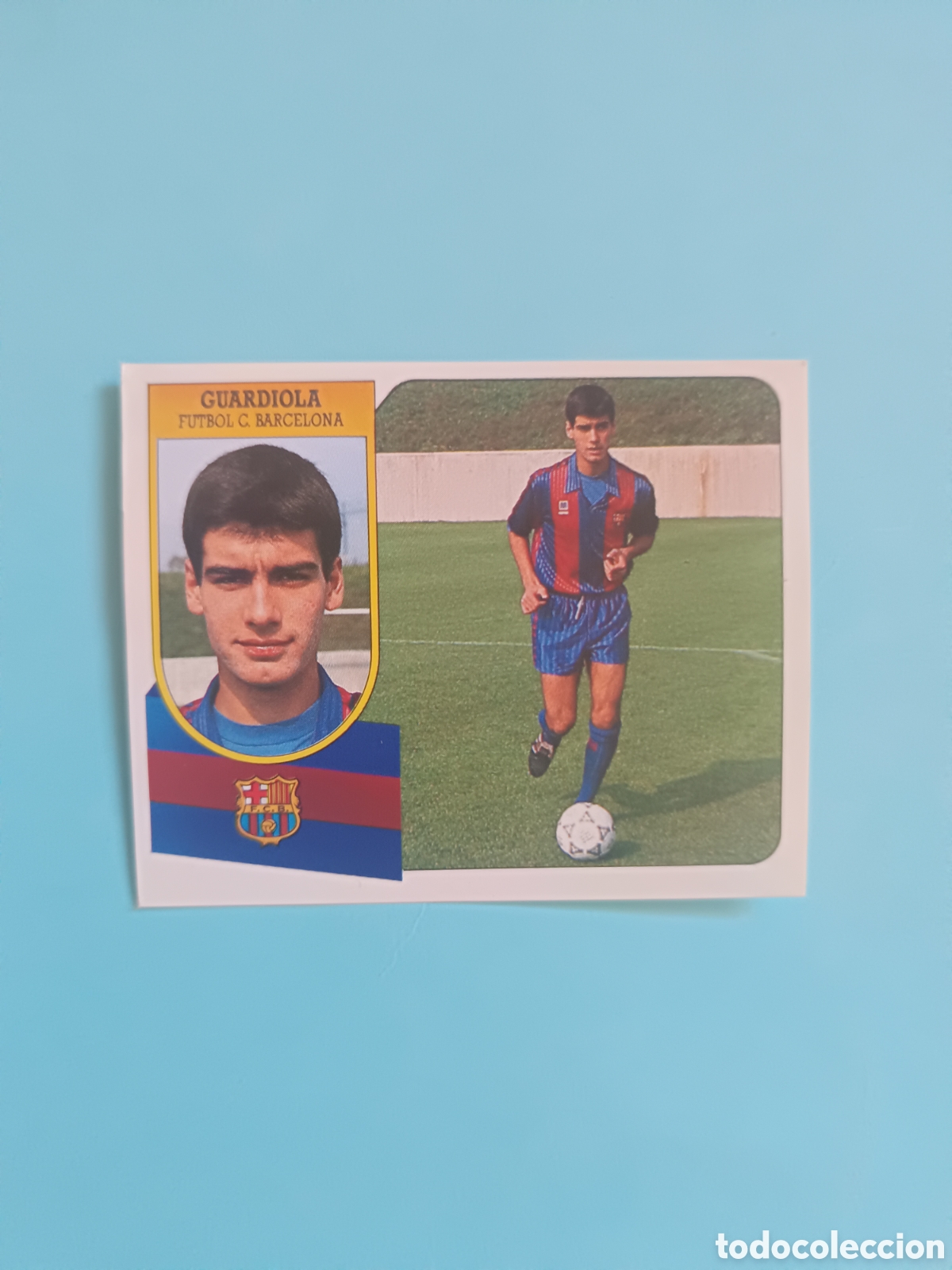 Figurine di Calcio: GUARDIOLA ROOKIE VERSION ADHESIVA LIGA ESTE 91-92