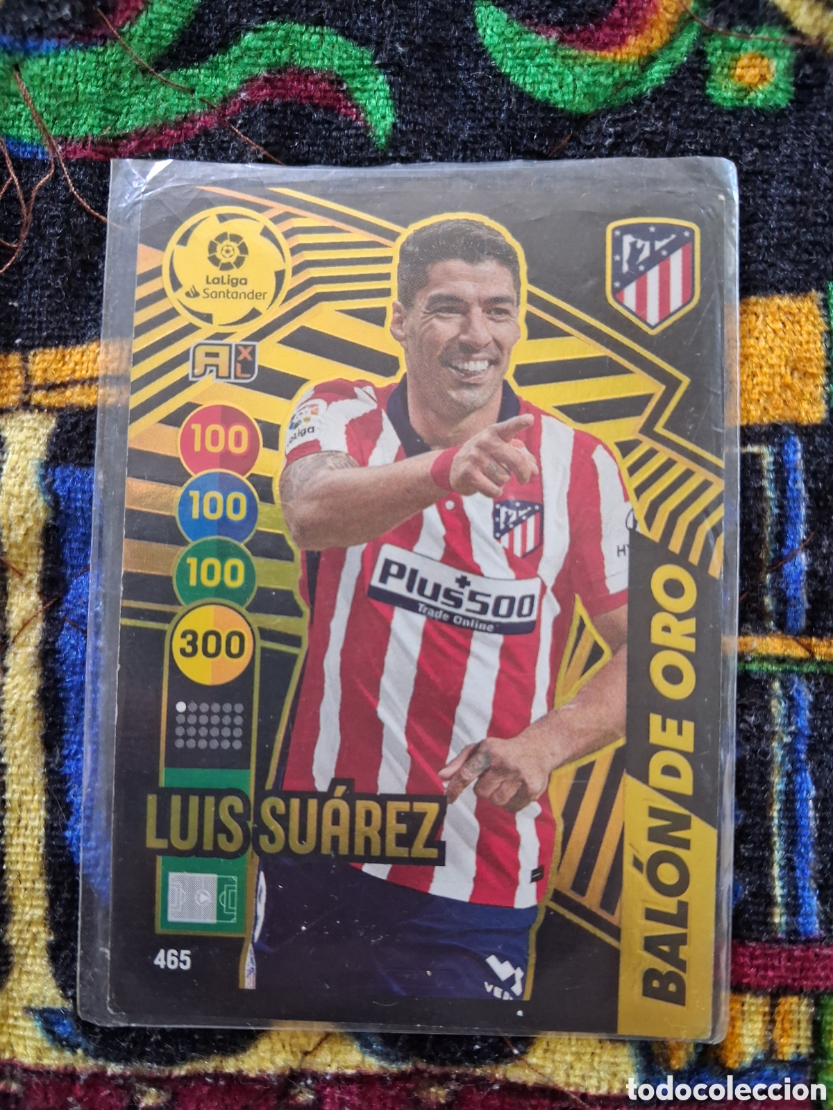 Cromos de f&uacute;tbol: CROMO DE FUTBOL LUIS SU&Aacute;REZ BALON DE ORO ATLETICO MADRID NUMERO 465 ADRENALYN XL 2020 2021 PANINI!