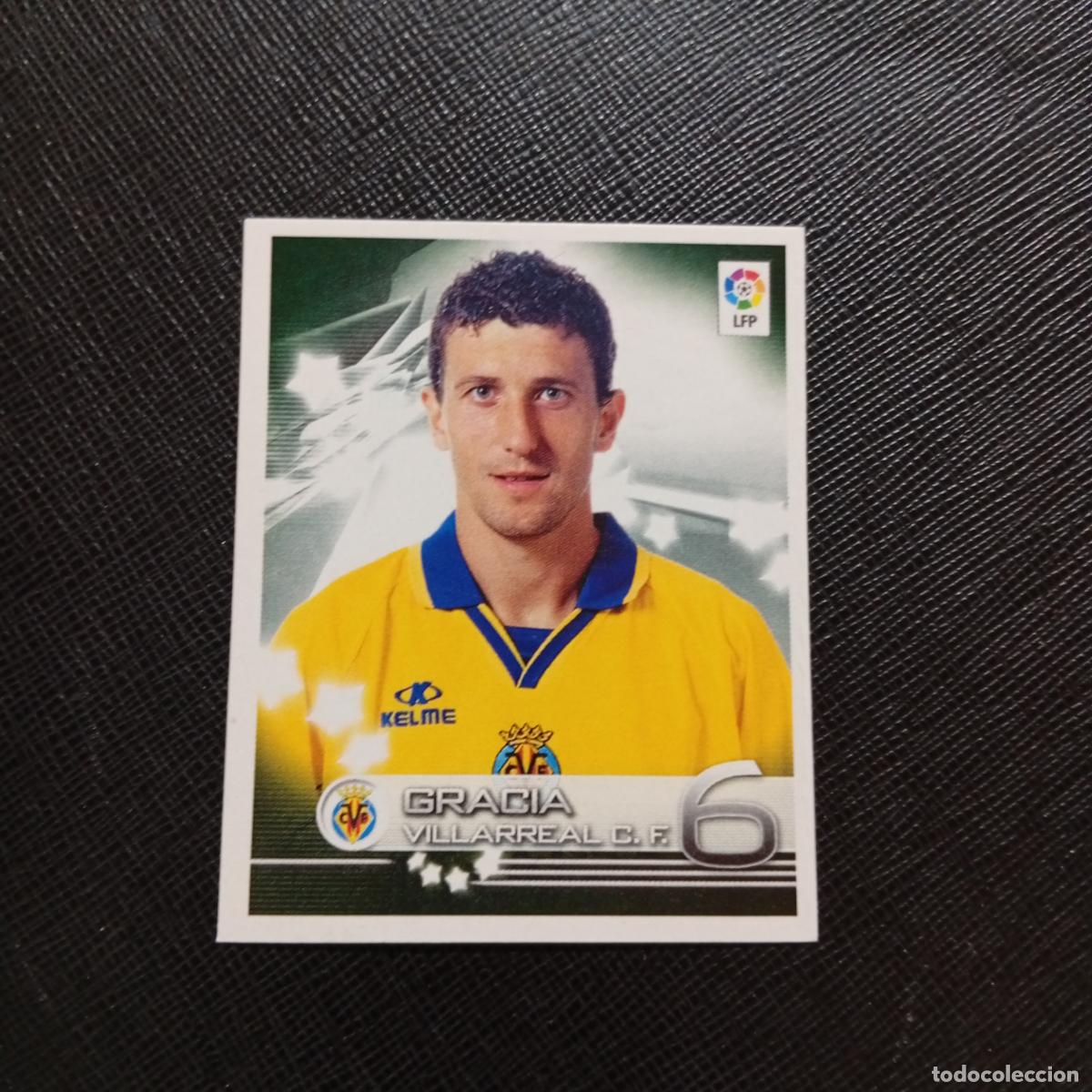 Cromos de f&uacute;tbol: 379 GRACIA VILLARREAL PANINI 02 03 SUPERLIGA CROMO FUTBOL LIGA 2002 2003 - SIN PEGAR - A203 PG118