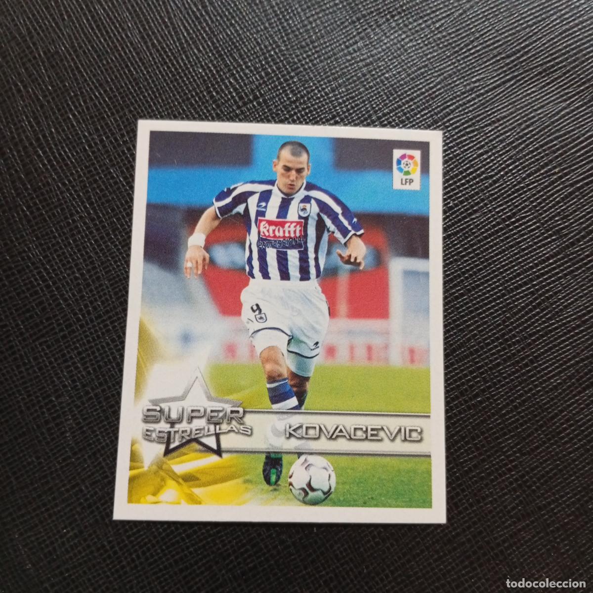 Fu&szlig;ball-Sticker: 24 KOVACEVIC REAL SOCIEDAD PANINI 02 03 SUPERLIGA CROMO FUTBOL LIGA 2002 2003 SIN PEGAR - A203 PG118