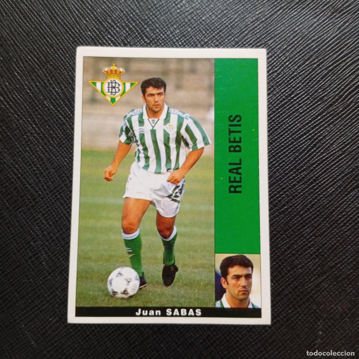 Fu&szlig;ball-Sticker: SABAS REAL BETIS PANINI 95 96 CROMO FUTBOL LIGA 1995 1996 - SIN PEGAR - A203 PG154