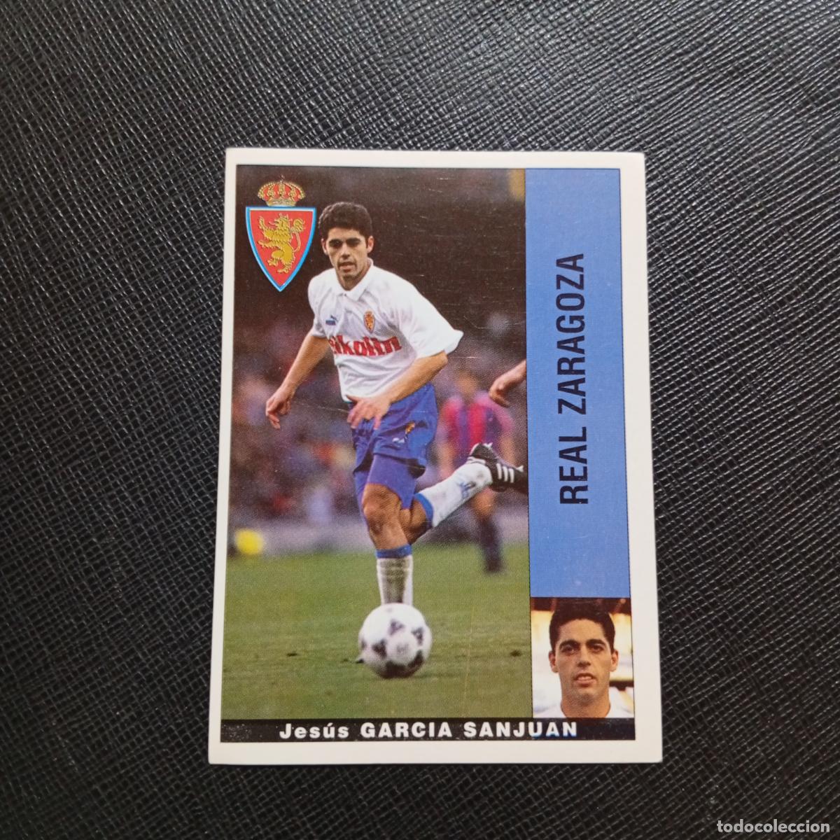 Cromos de f&uacute;tbol: GARCIA SANJUAN ZARAGOZA PANINI 95 96 CROMO FUTBOL LIGA 1995 1996 - SIN PEGAR - A203 PG163