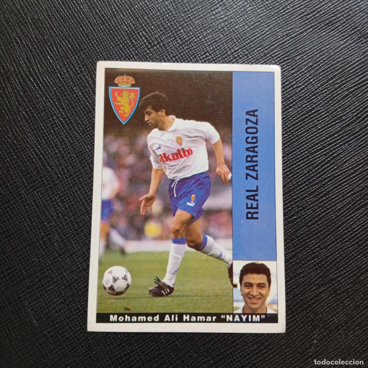 Cromos de f&uacute;tbol: NAYIM ZARAGOZA PANINI 95 96 CROMO FUTBOL LIGA 1995 1996 - SIN PEGAR - A203 PG163