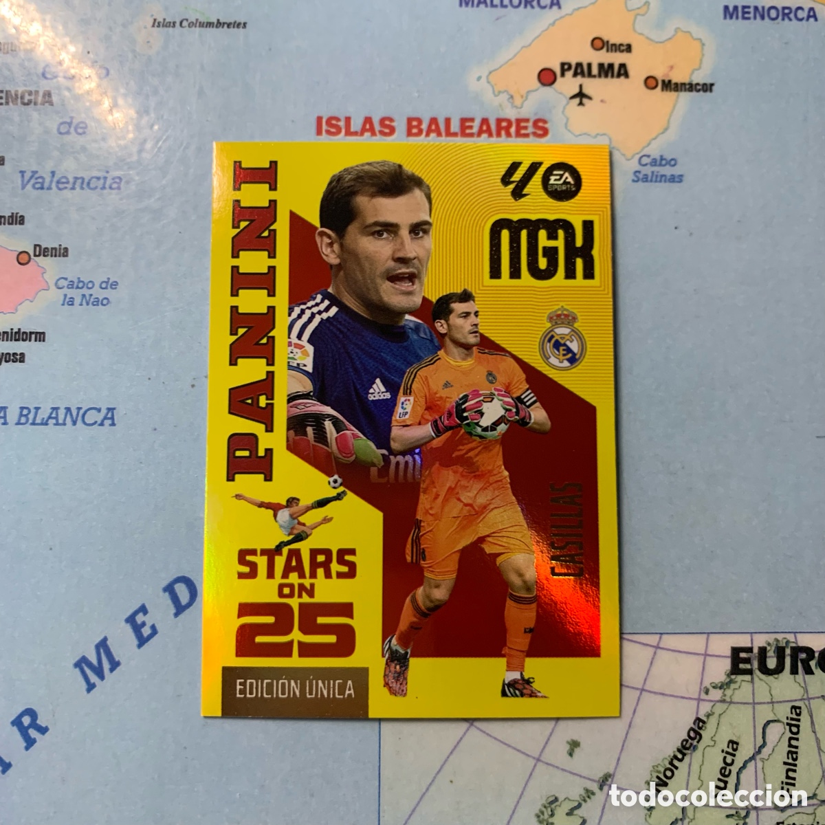 Cromos de f&uacute;tbol: Casillas n&uacute;mero 428 serie on Stars On 25 Del Real Madrid megacracks 26-27 2026-2027