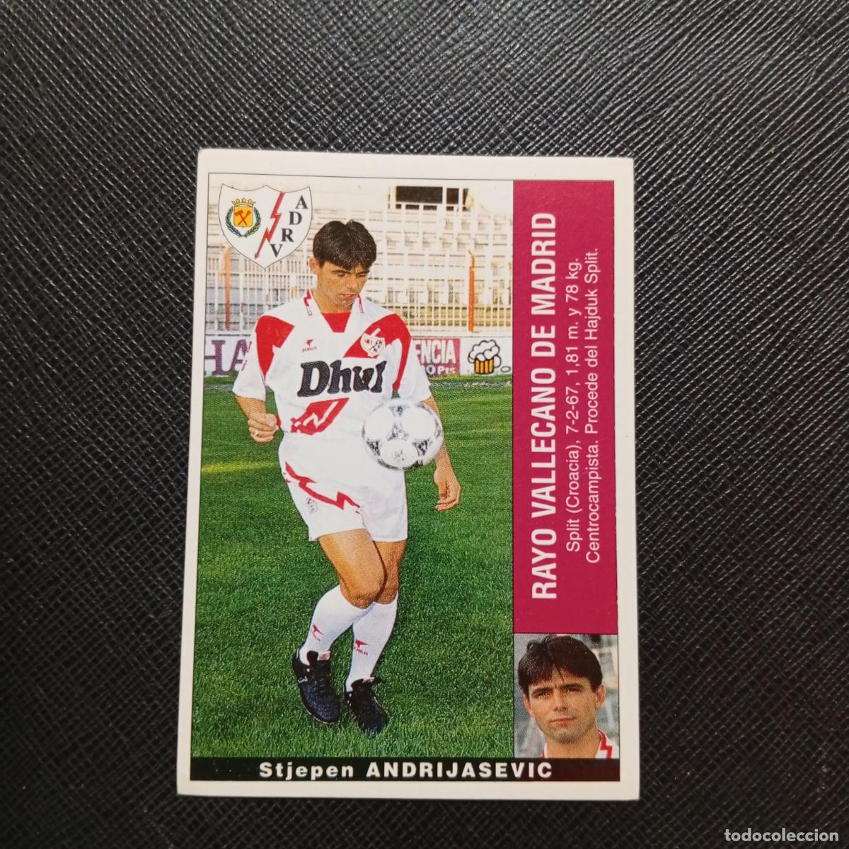 Cromos de f&uacute;tbol: ANDRIJASEVIC RAYO VALLECANO PANINI 95 96 CROMO FUTBOL LIGA 1995 1996 - SIN PEGAR - A203 PG190