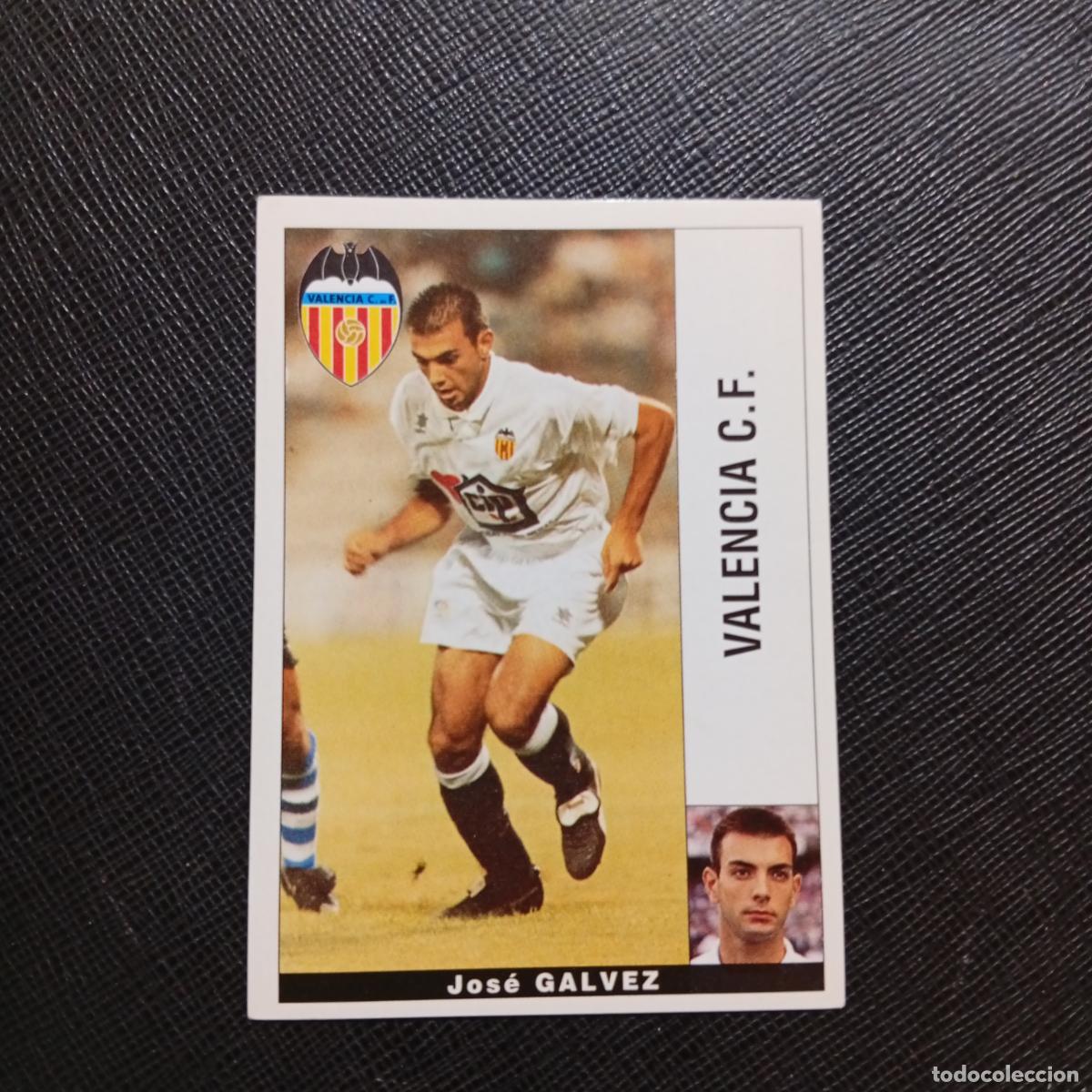 Cromos de Futebol: GALVEZ VALENCIA PANINI 95 96 CROMO FUTBOL LIGA 1995 1996 - SIN PEGAR - A203 PG190