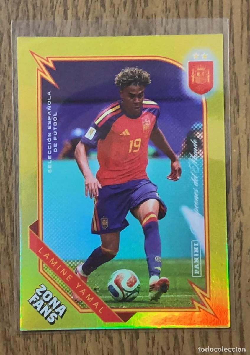 Cromos de Futebol: Lamine Yamal #KO41 Kromix Zona Fans Panini Pasi&oacute;n Espa&ntilde;a Campeones 2026