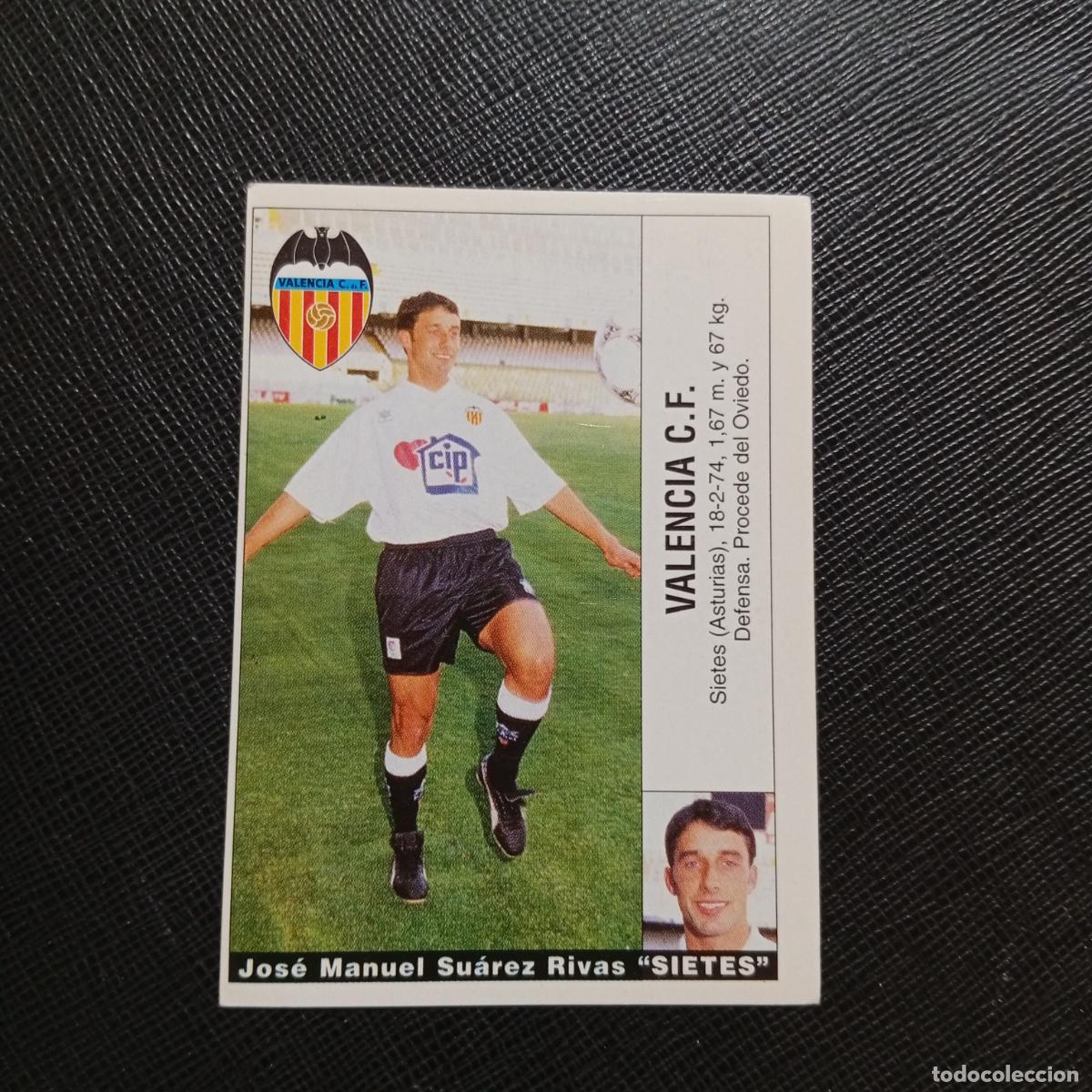 Cromos de Futebol: SIETES VALENCIA PANINI 95 96 CROMO FUTBOL LIGA 1995 1996 - SIN PEGAR - A203 PG190
